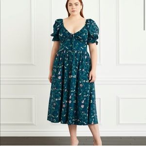Hill House The Ophelia Dress in Moody Floral